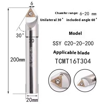 6039 Machining center 15 20 25 30 35 40 45 50 55 60 65 70 75 degree chamfering toolholder TCMT Shandong Denso Pricision Tools Co.,Ltd.